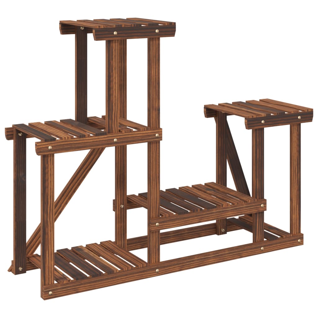 Stalak za cvijeće 90 x 25 x 73,5 cm od masivne jelovine
