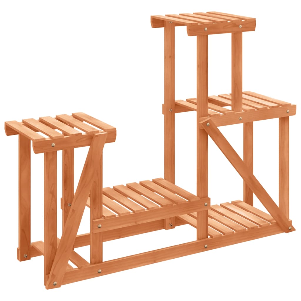Stalak za cvijeće 90 x 25 x 73,5 cm od masivne jelovine