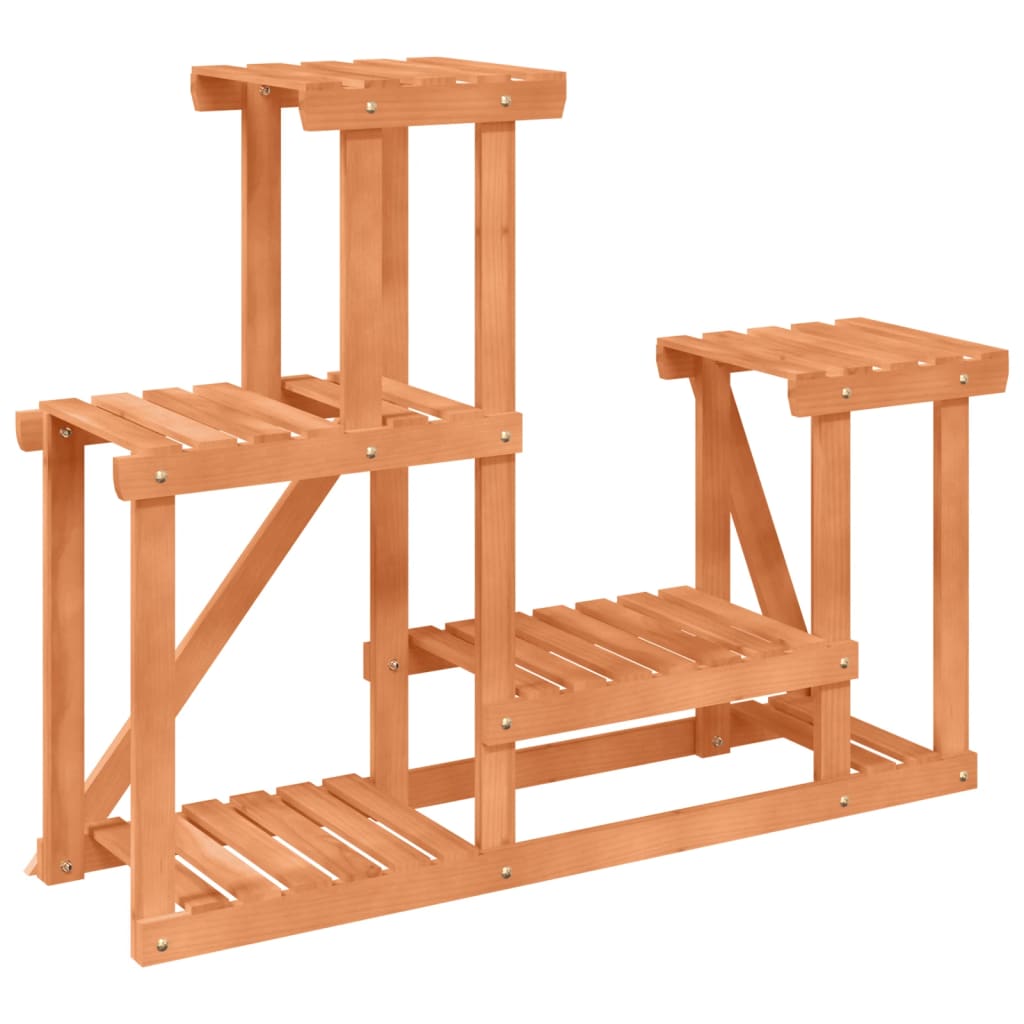 Stalak za cvijeće 90 x 25 x 73,5 cm od masivne jelovine