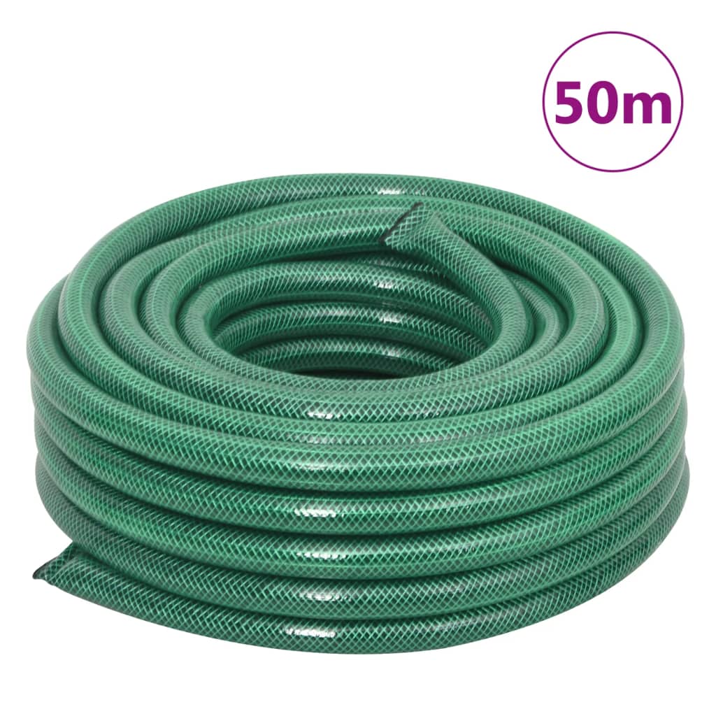 Vrtno crijevo sa setom priključaka zeleno 0,75 " 50 m PVC