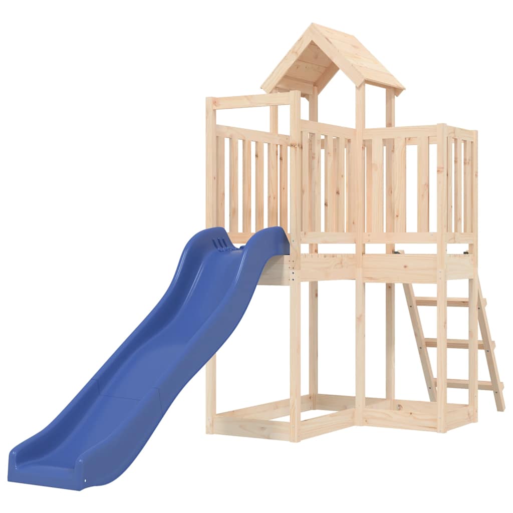 Vanjski set za igru od masivne borovine