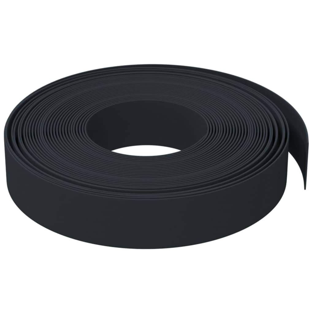 Vrtne ivice 2 kom crne 10 m 10 cm od polietilena