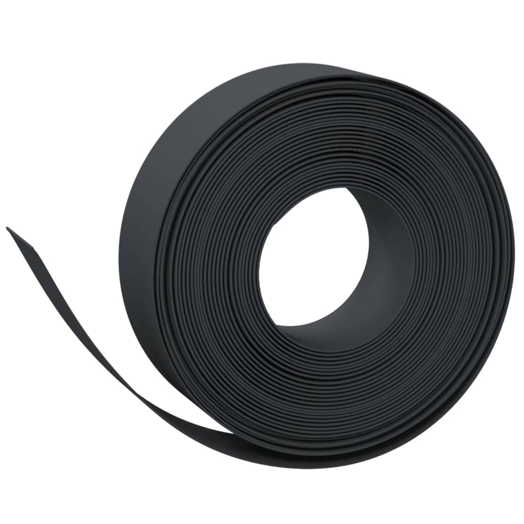 Vrtne ivice 3 kom crne 10 m 15 cm od polietilena