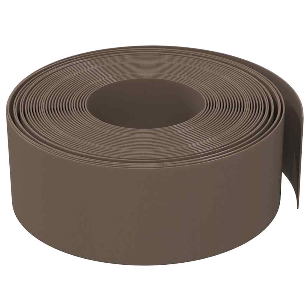 Vrtne ivice 5 kom smeđe 10 m 20 cm od polietilena