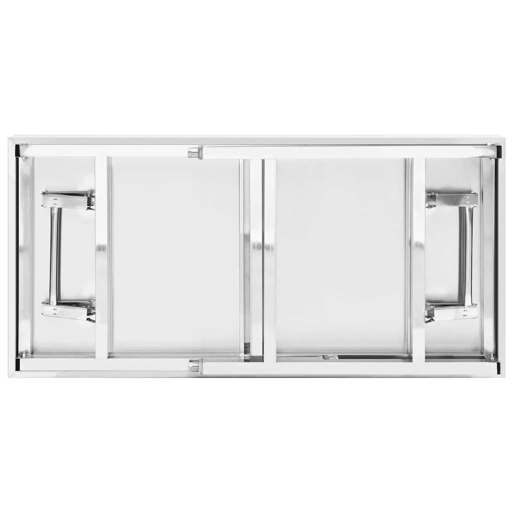 Kuhinjski radni stol s policom 120x60x115 cm nehrđajući čelik