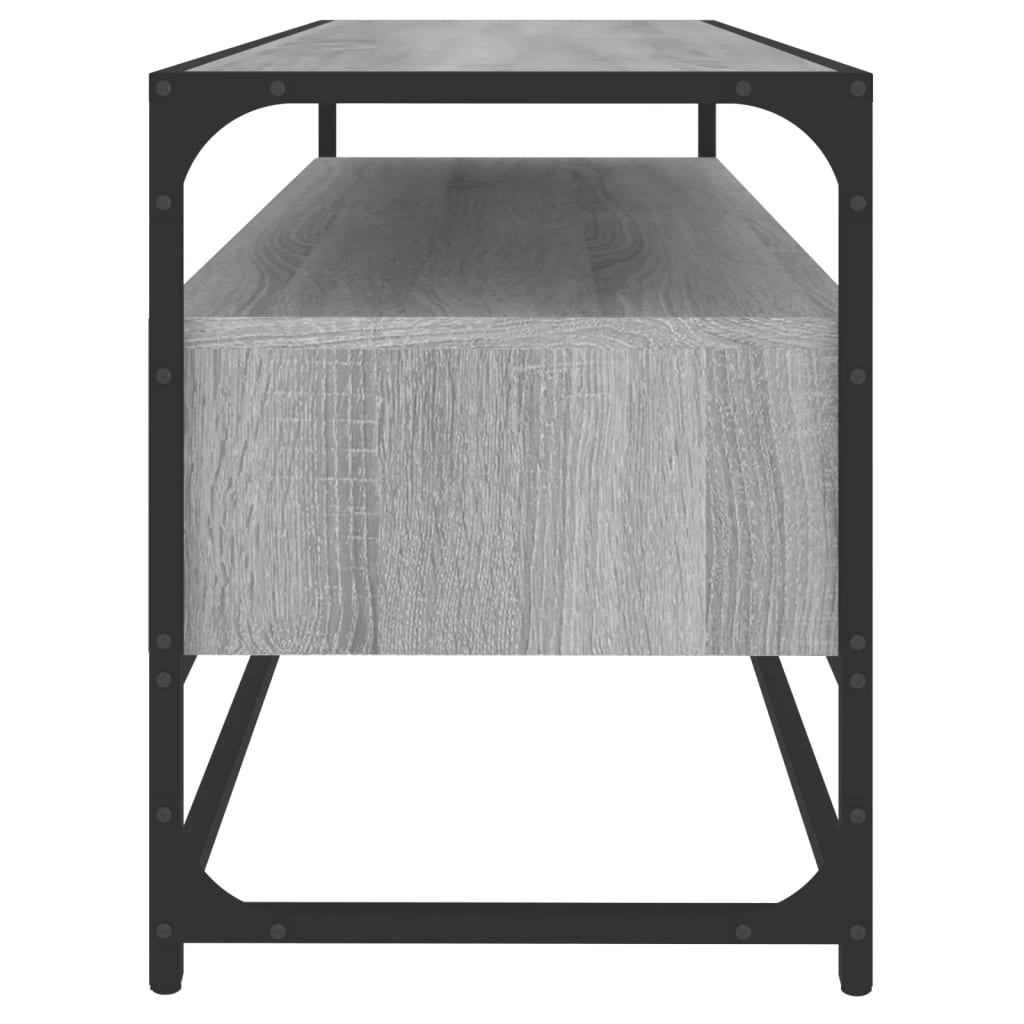 TV ormarić siva boja hrasta 100 x 35 x 45 cm konstruirano drvo