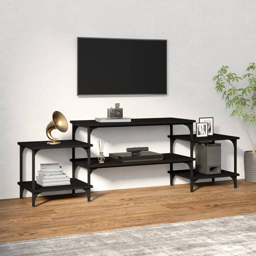 TV ormarić crni 157 x 35 x 52 cm od konstruiranog drva
