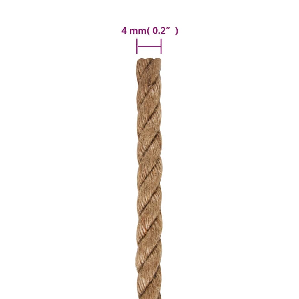Uže od jute dužina 250 m debljina 4 mm