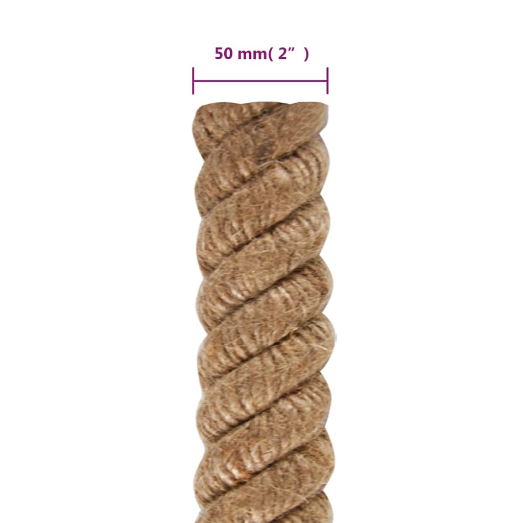 Uže od jute dužina 10 m debljina 50 mm