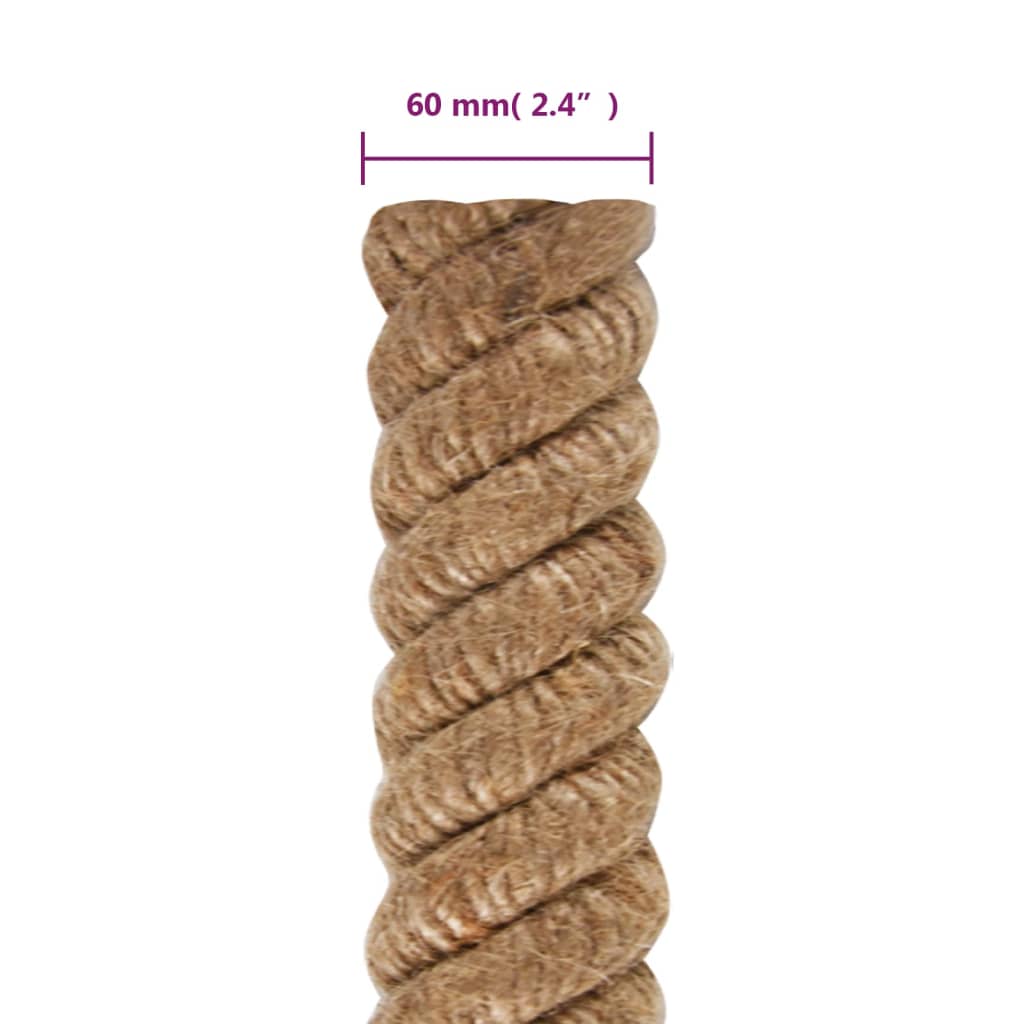 Uže od jute dužina 10 m debljina 60 mm