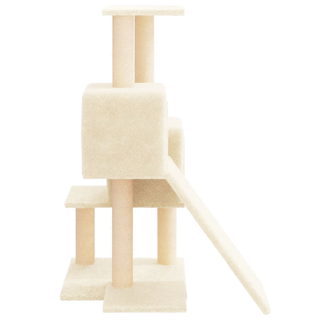 Penjalica za mačke sa stupovima za grebanje krem 82 cm