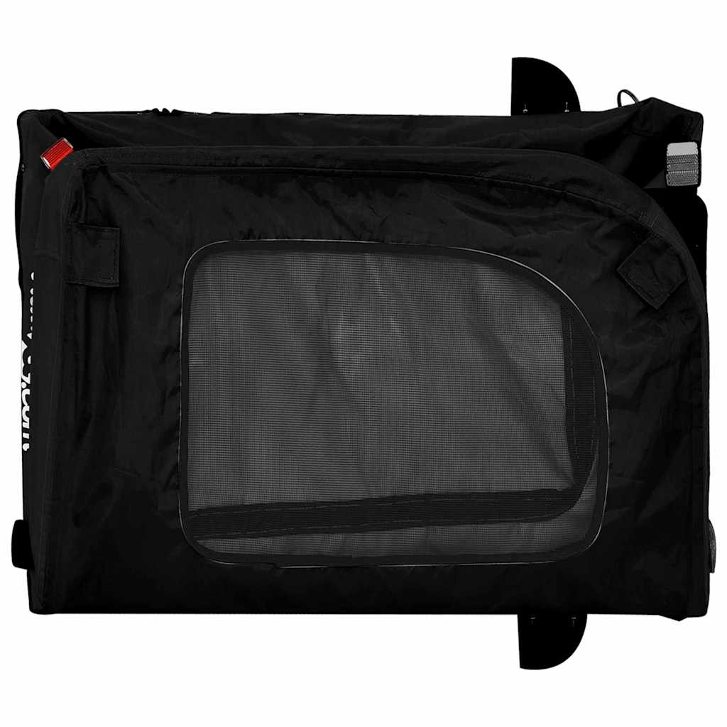 Prikolica za bicikl za kućne ljubimce Crna 125 x 53 x 54 cm