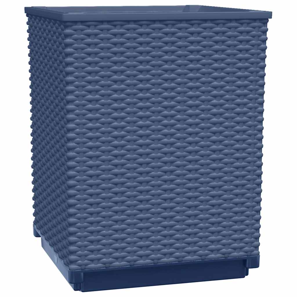 Sadilice 2 kom plava siva 30 x 30 x 37 cm od polipropilena