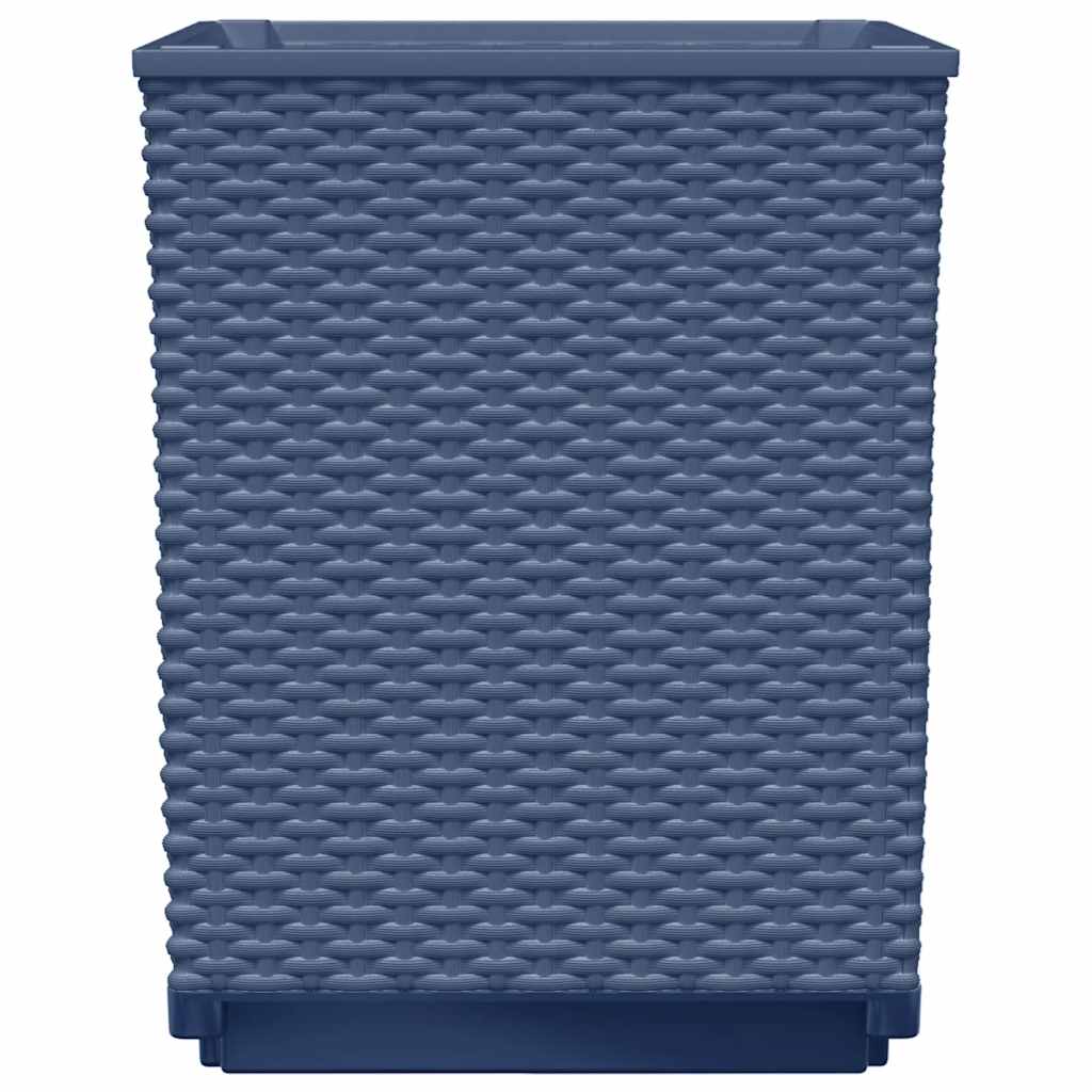 Sadilice 2 kom plava siva 30 x 30 x 37 cm od polipropilena