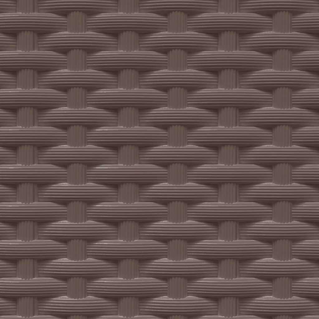Sadilice 2 kom smeđe 30 x 30 x 37 cm od polipropilena