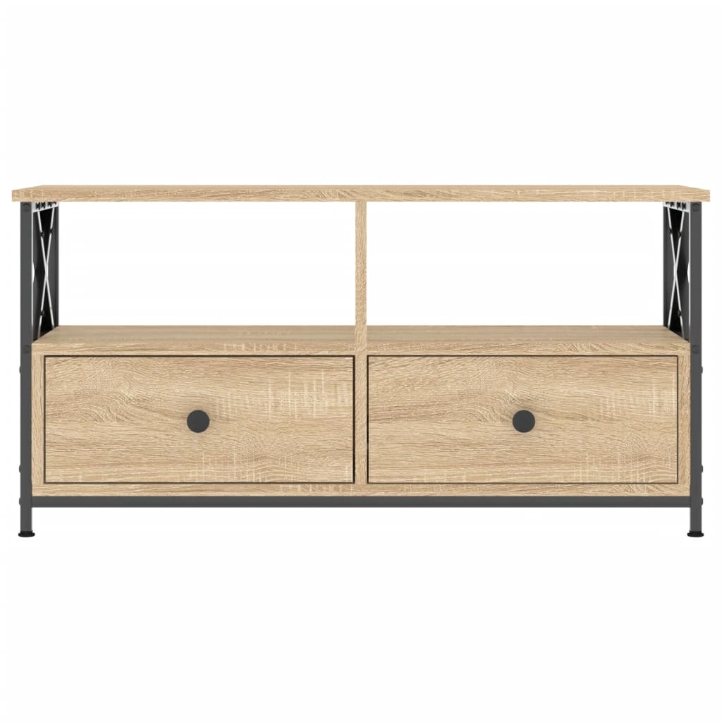 TV ormarić boja hrasta sonome 90 x 33 x 45 cm od drva i željeza