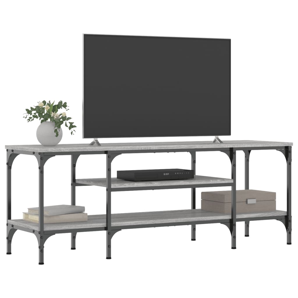 TV ormarić boja hrasta sonome 121x35x45 cm od drva i željeza