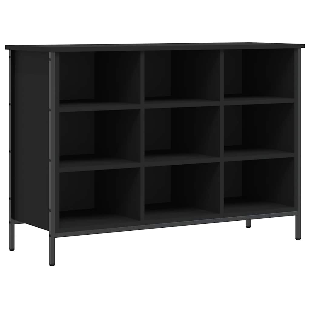 Ormarić za cipele crni 100 x 35 x 70 cm od konstruiranog drva
