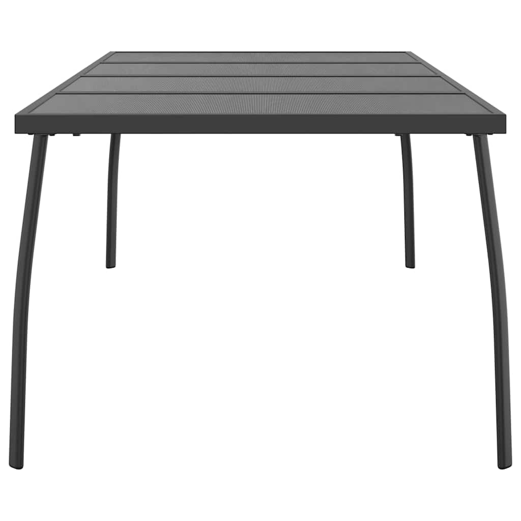 Vrtni stol antracit 200 x 100 x 72 cm od čelične mreže