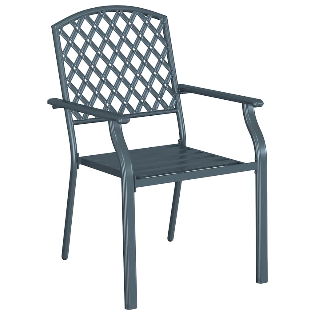 Vrtna stolica 4 pcs Antracit 56 x 65 x 89 cm Čelik