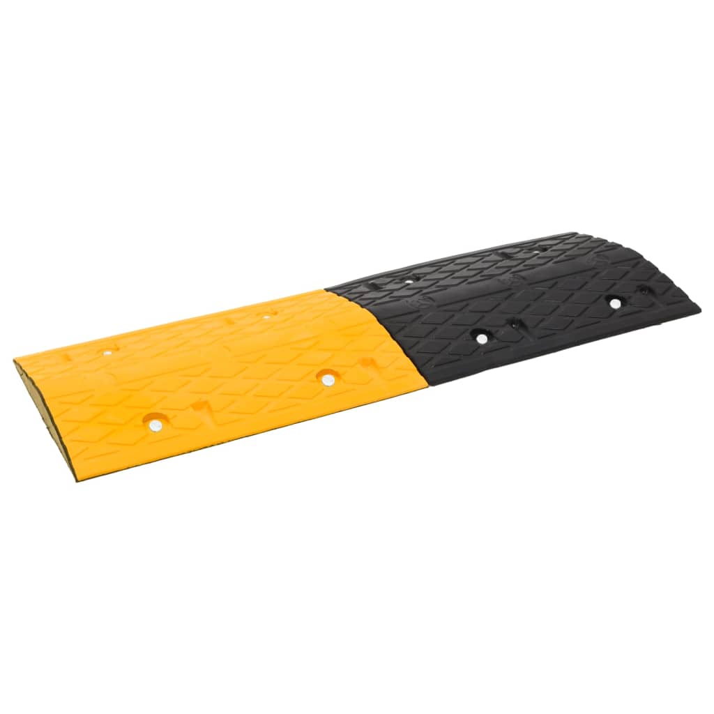Uspornik 3 kom žuto-crni 97 x 32,5 x 4 cm gumeni