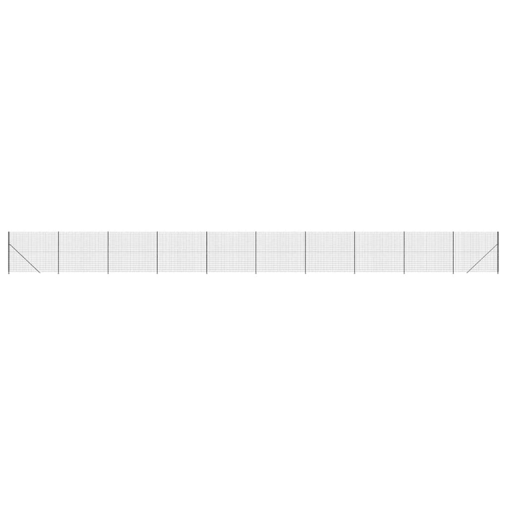 Ograda od žičane mreže s prirubnicom antracit 1,4 x 25 m