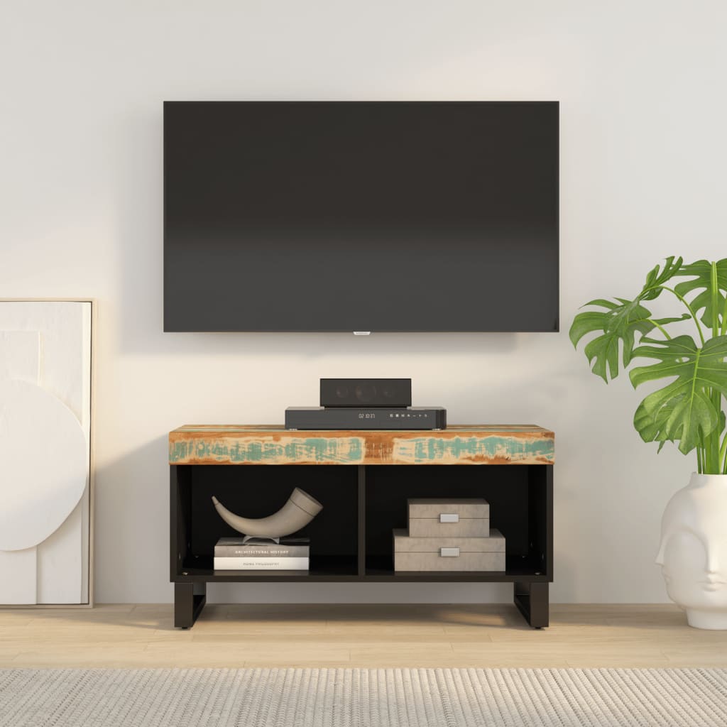 TV ormarić 85x33x43,5 cm od masivnog obnovljenog drva