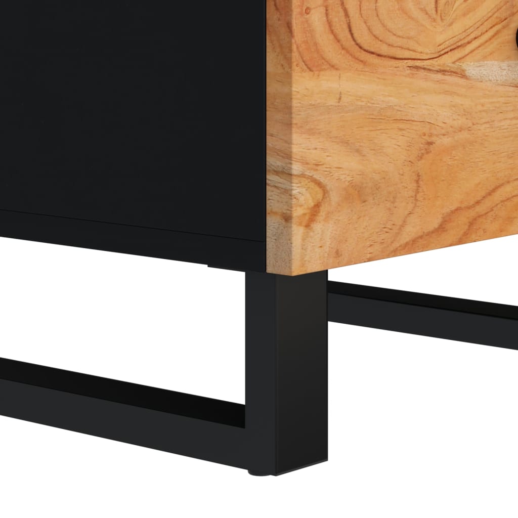 Komoda s 3 ladice 40 x 33,5 x 75 cm od masivnog drva bagrema
