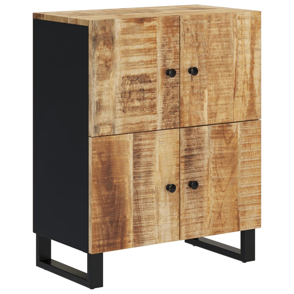 Komoda s 4 vrata 60 x 33 x 75 cm od masivnog drva manga
