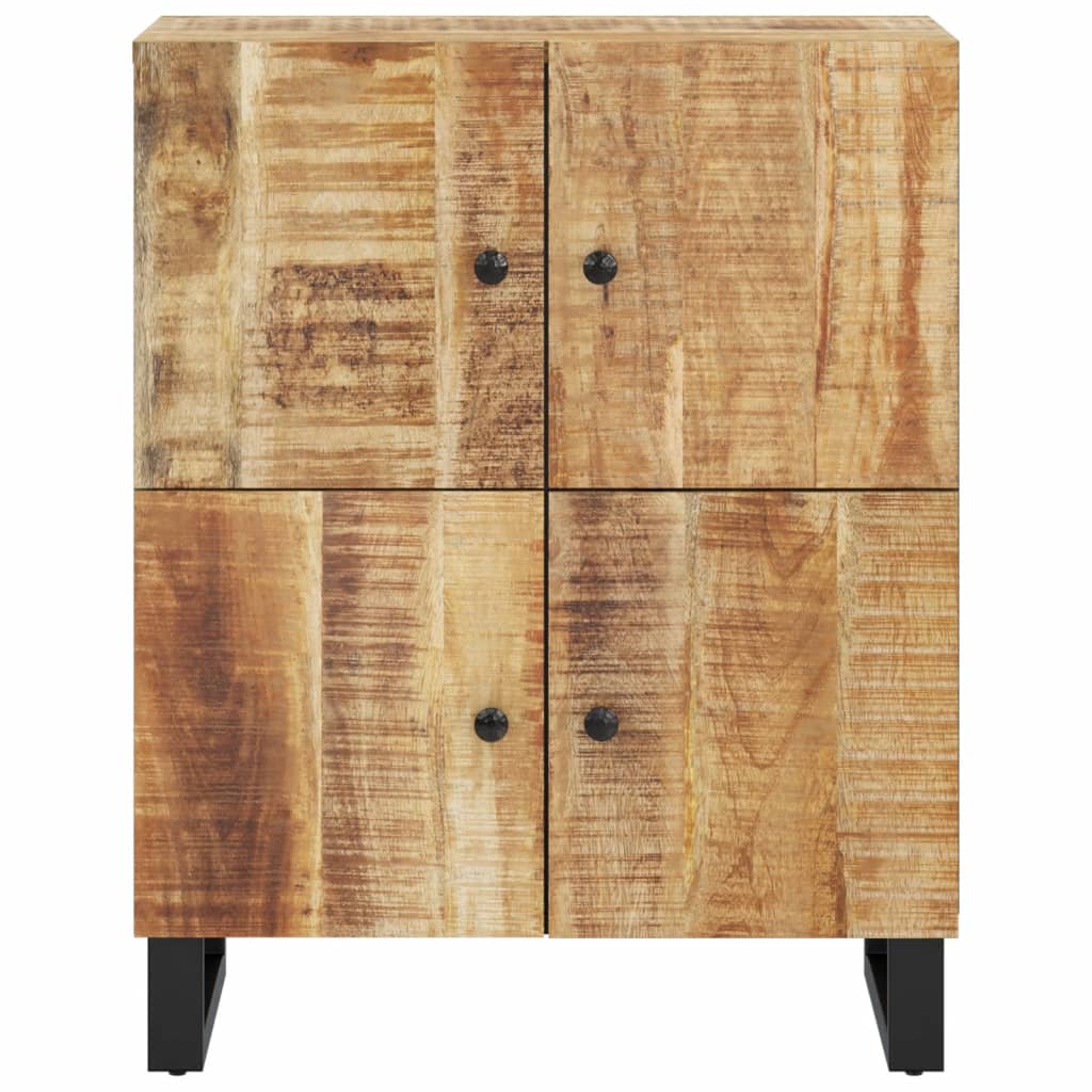 Komoda s 4 vrata 60 x 33 x 75 cm od masivnog drva manga