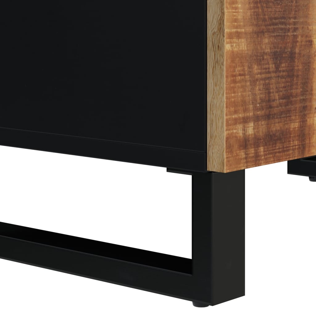 Komoda s 4 vrata 60 x 33 x 75 cm od masivnog drva manga