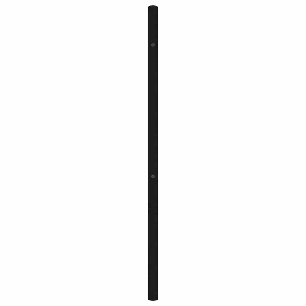 Metalno zamjensko uzglavlje crno 107 cm
