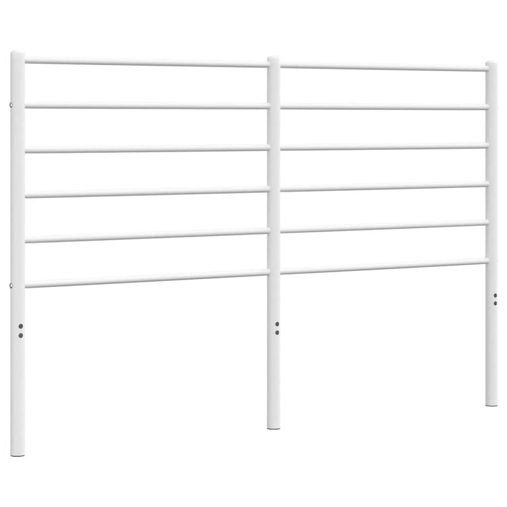 Metalno zamjensko uzglavlje bijelo 135 cm