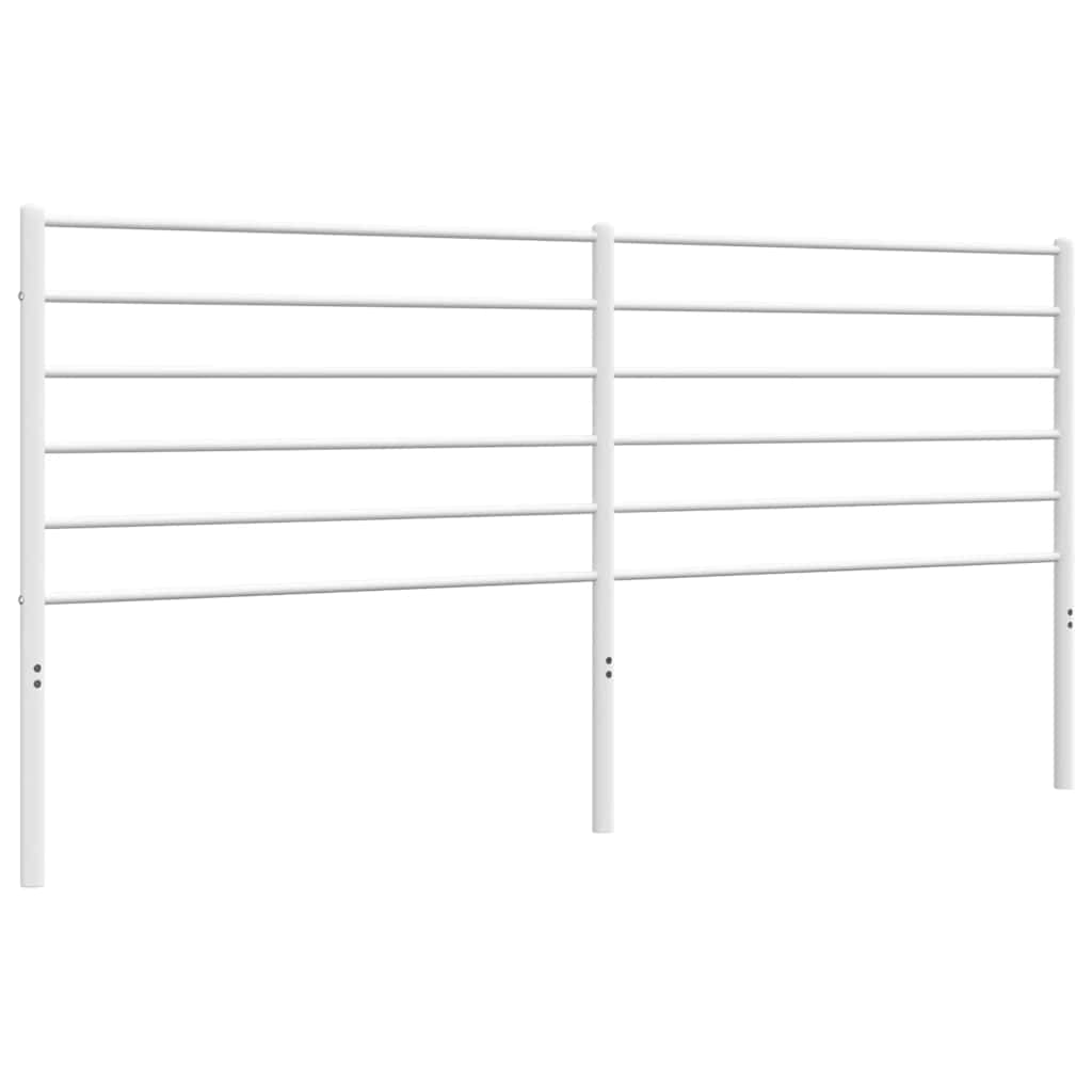 Metalno zamjensko uzglavlje bijelo 200 cm