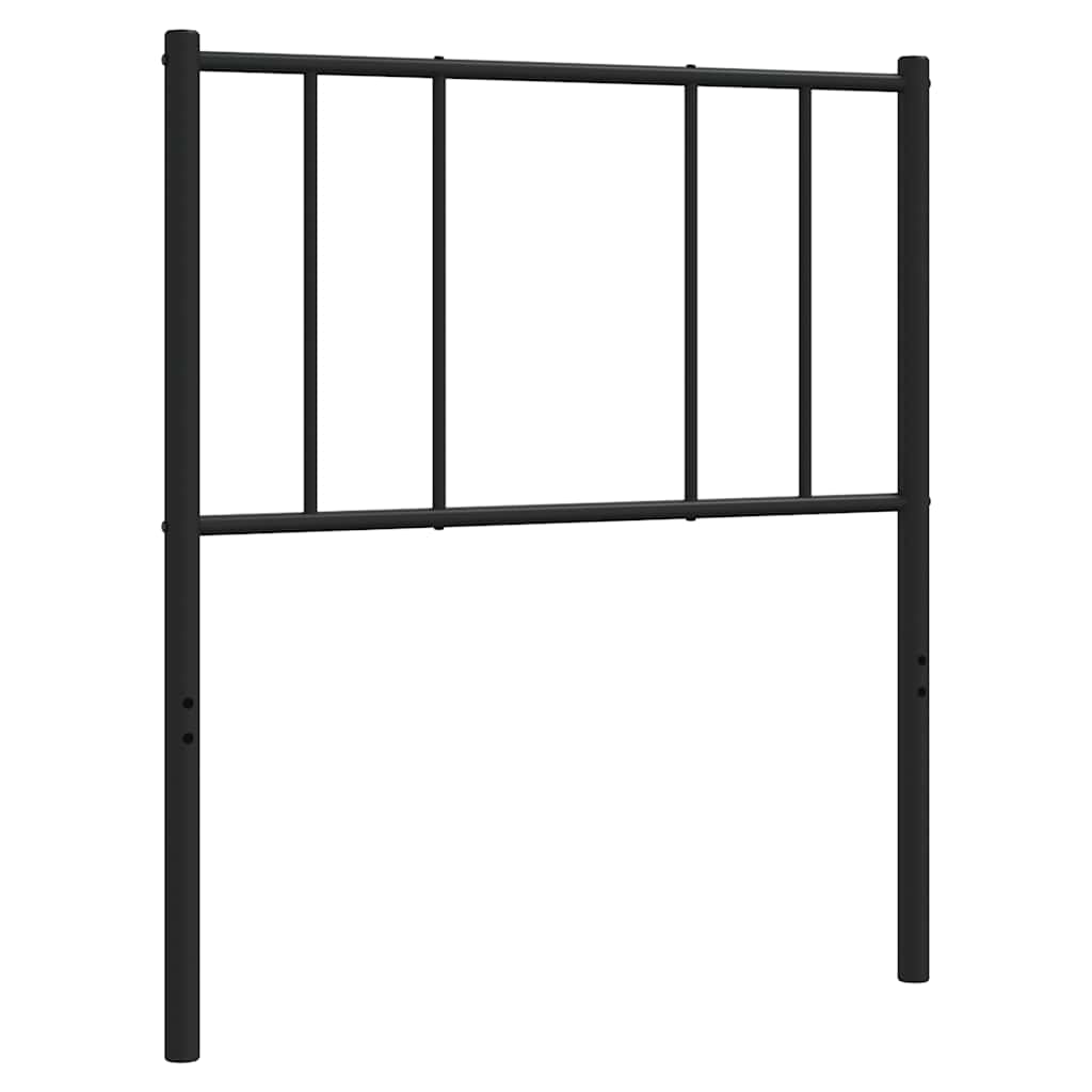 Metalno zamjensko uzglavlje crno 90 cm