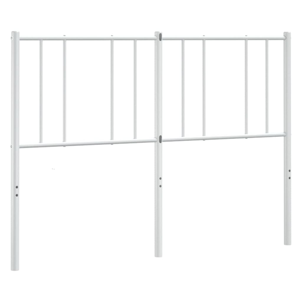 Metalno zamjensko uzglavlje bijelo 120 cm