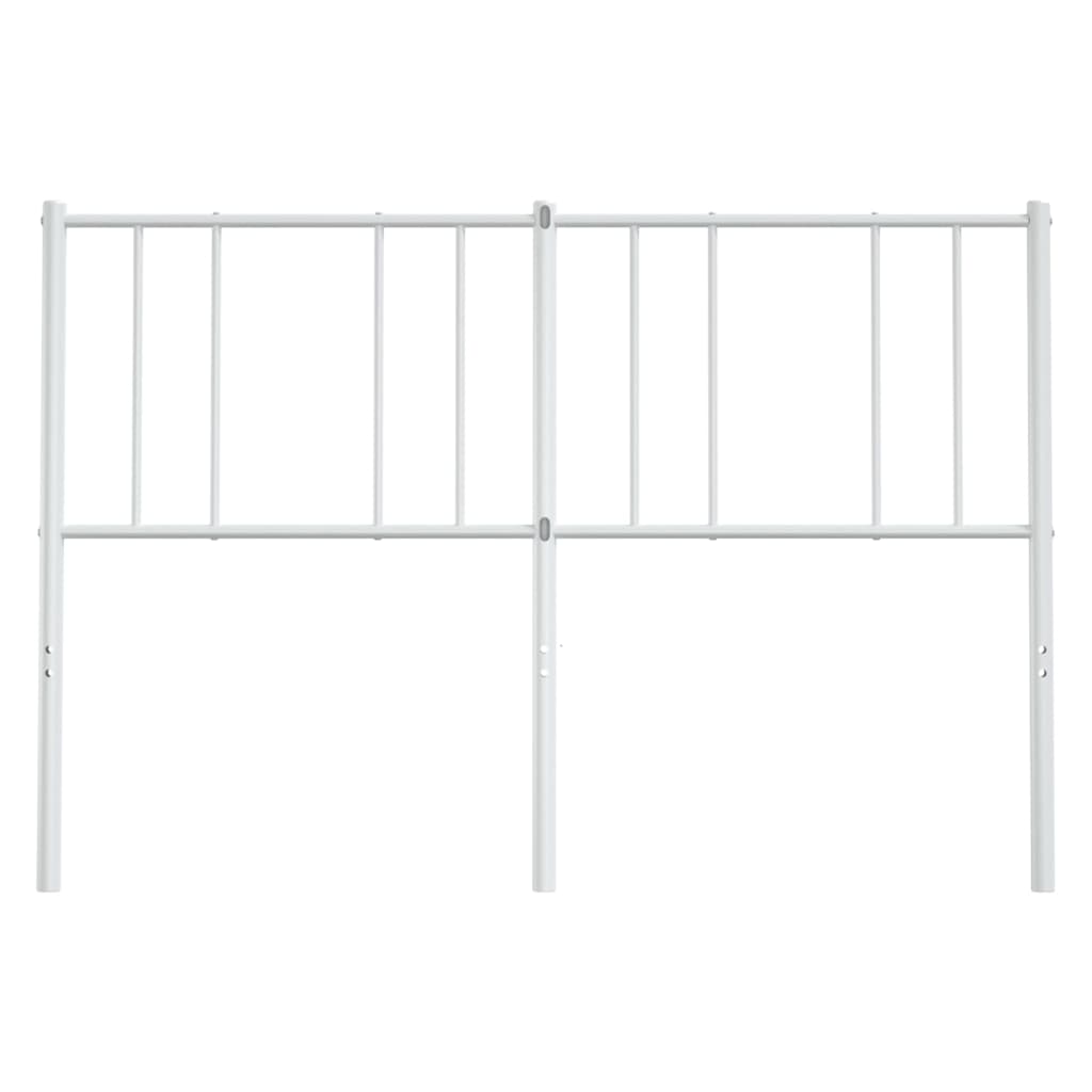 Metalno zamjensko uzglavlje bijelo 120 cm