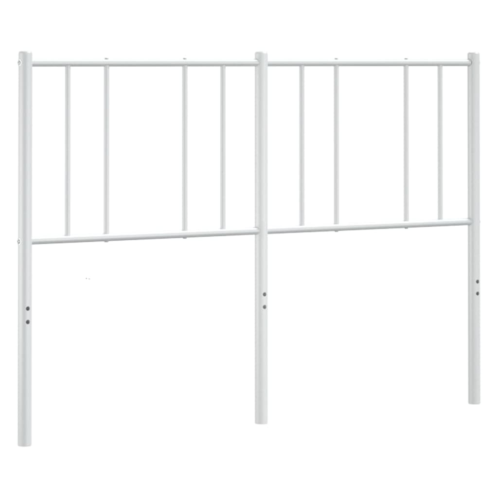 Metalno zamjensko uzglavlje bijelo 120 cm