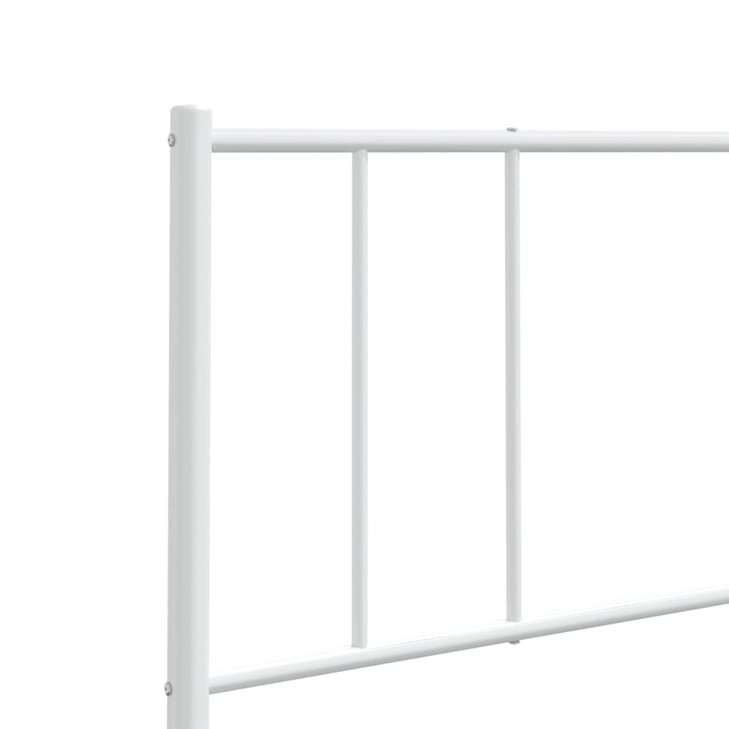 Metalno zamjensko uzglavlje bijelo 120 cm
