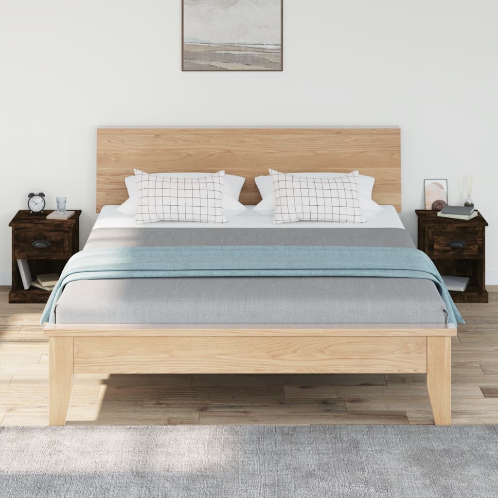 Noćni ormarići 2 kom boja hrasta 39x39x47,5cm konstruirano drvo