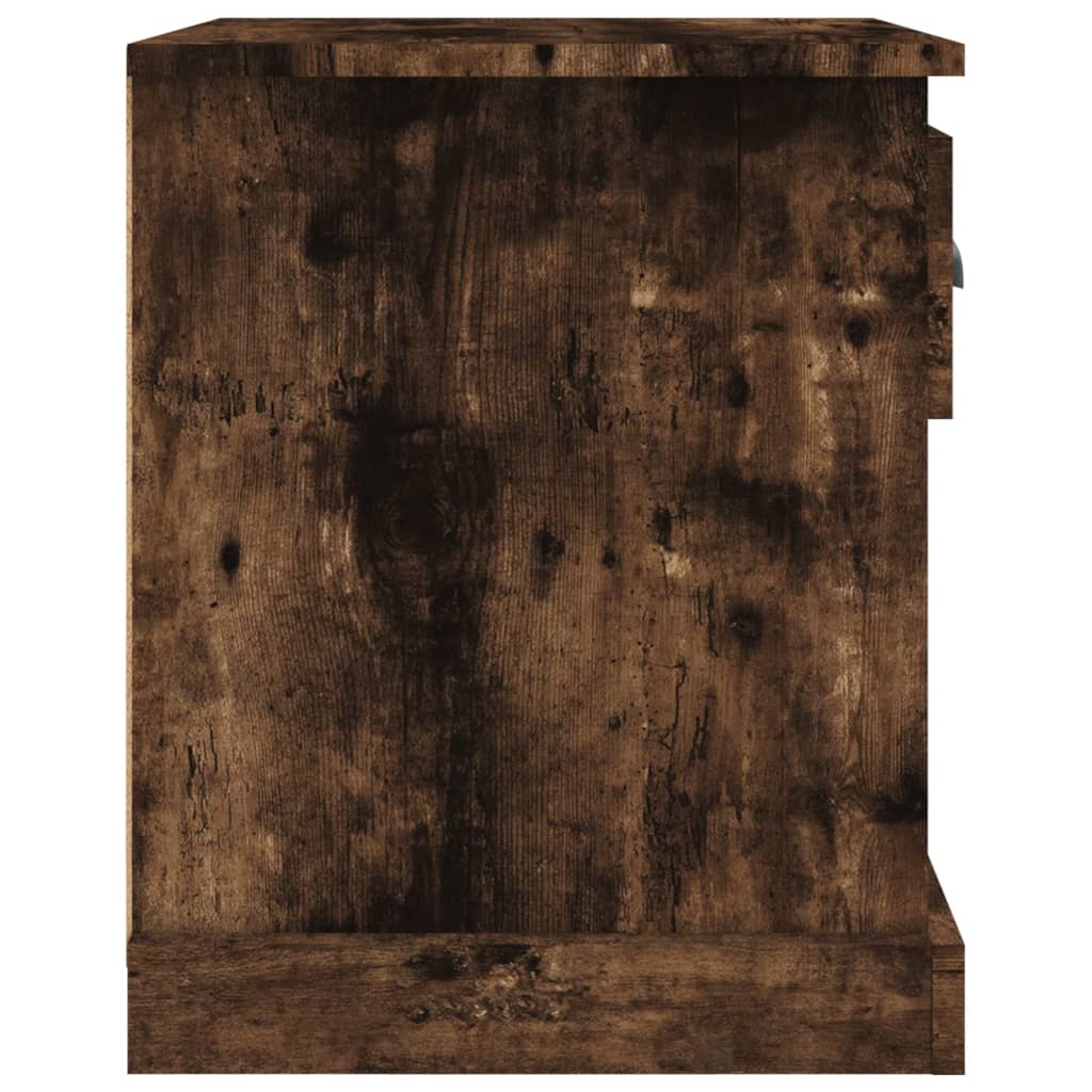 Noćni ormarići 2 kom boja hrasta 39x39x47,5cm konstruirano drvo
