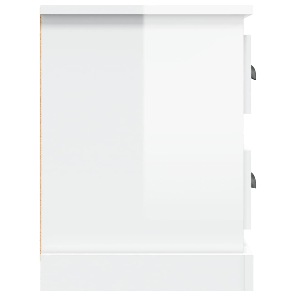 TV ormarić sjajni bijeli 102x35,5x47,5 cm konstruirano drvo