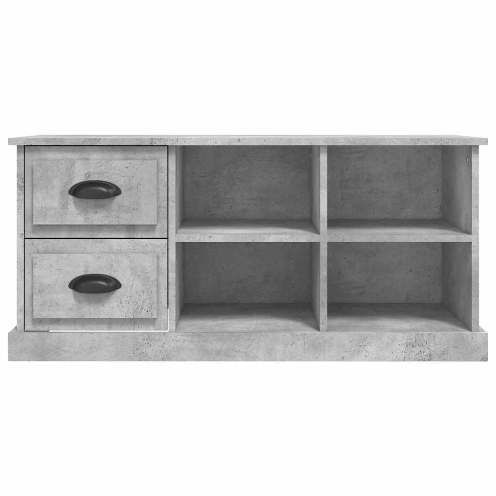 TV ormarić boja betona 102x35,5x47,5 cm konstruirano drvo