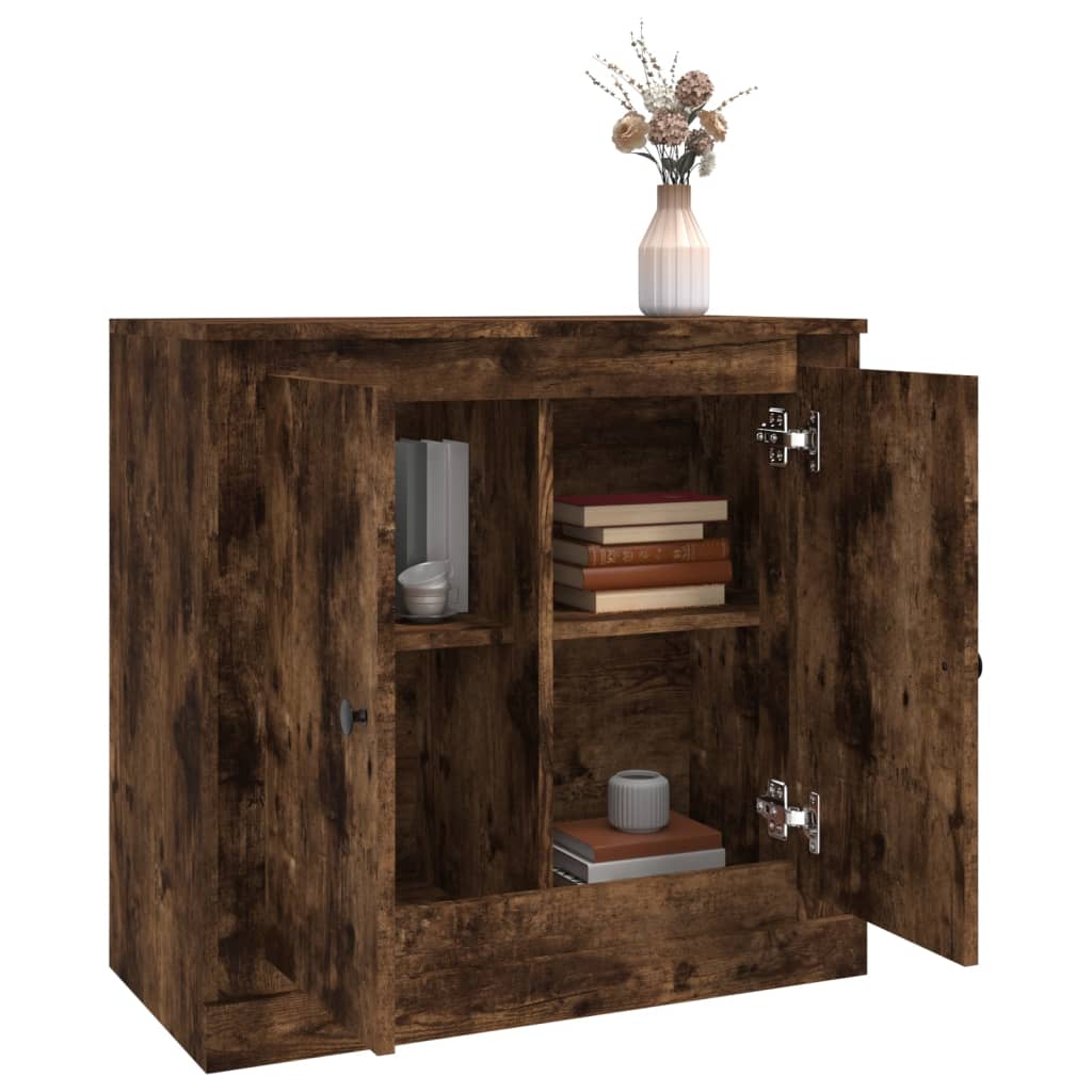 Komoda boja dimljenog hrasta 70x35,5x67,5 cm konstruirano drvo