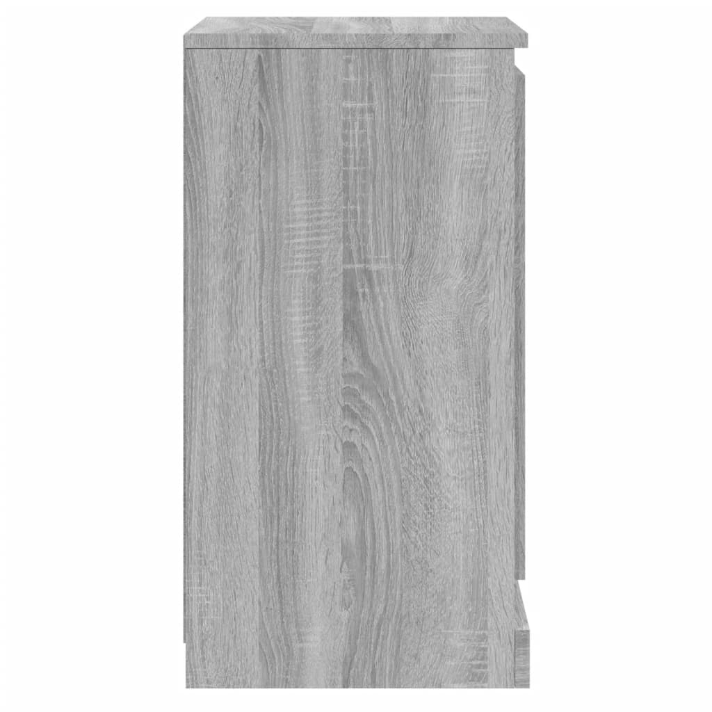 Komoda siva sonome 37,5x35,5x67,5 cm konstruirano drvo