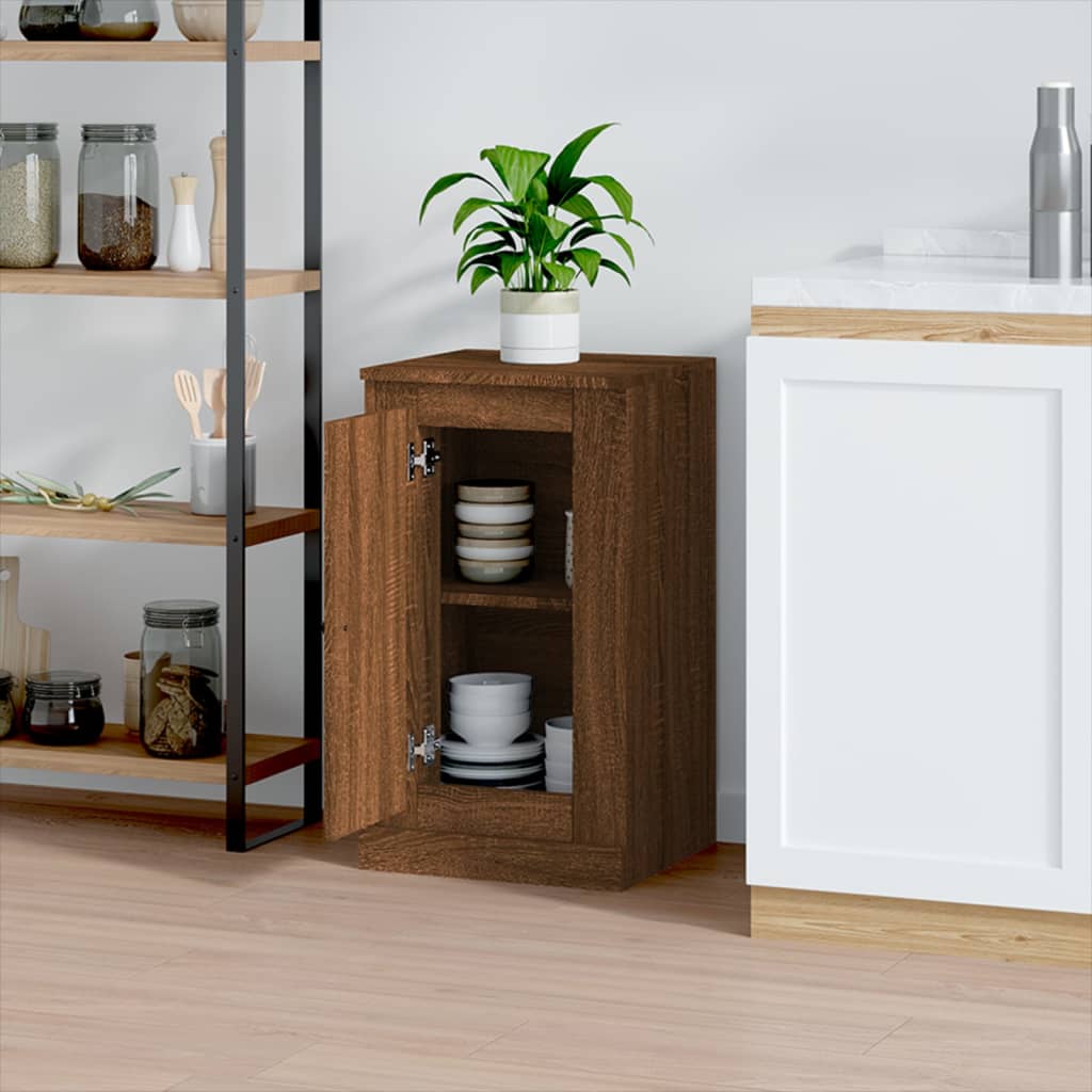 Komoda boja smeđeg hrasta 37,5x35,5x67,5cm konstruirano drvo