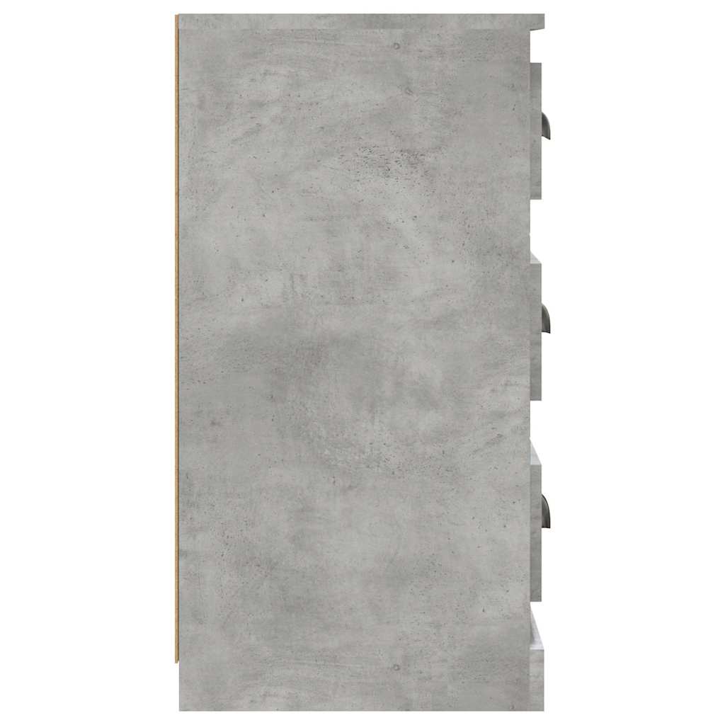 Komoda siva boja betona 70x35,5x67,5 cm od konstruiranog drva