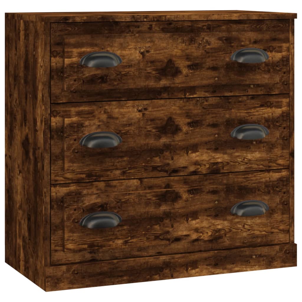 Komoda boja dimljenog hrasta 70x35,5x67,5 cm konstruirano drvo