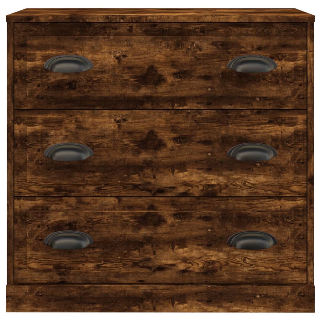 Komoda boja dimljenog hrasta 70x35,5x67,5 cm konstruirano drvo