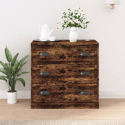Komoda boja dimljenog hrasta 70x35,5x67,5 cm konstruirano drvo